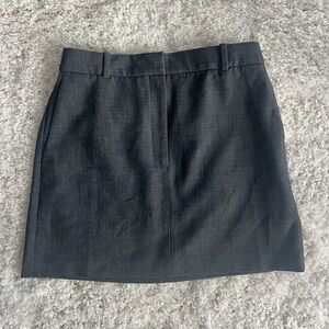 Aritzia Babaton Chisel Skirt in Heather Grey